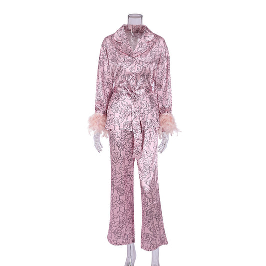 Printed pattern pajamas